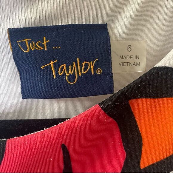 Just… Taylor Floral Print Dress Sz 6 - Picture 7 of 7